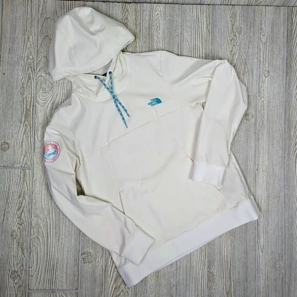 The North Face Tekno Fresh Antarctica Expedition 2017 Womens Medium White Hoodie - Picture 7 of 8